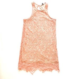 Express Racerback Blush Pink Dress